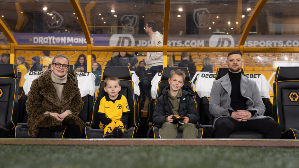 Supporting inclusion – Felix and family enjoy Wolves match with Komplex Care
