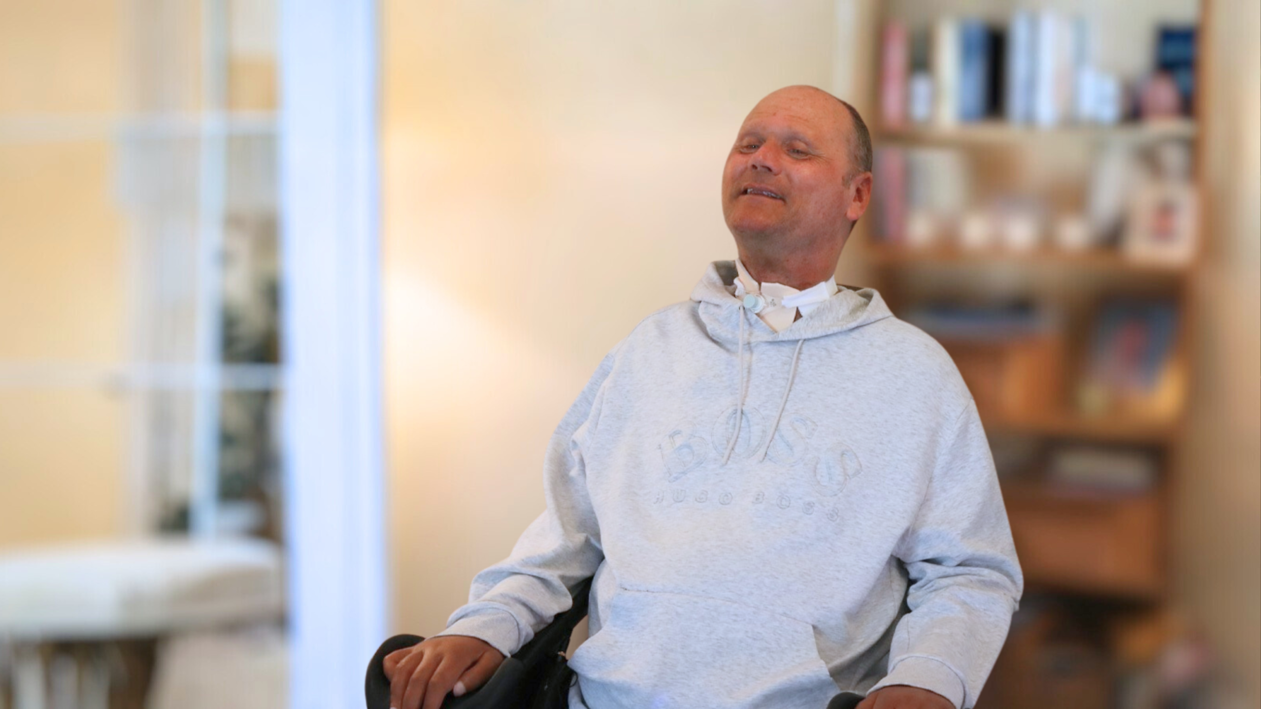 Jamie Hood, former Yorkshire cricket player, supported by Komplex Care after becoming fully paralysed