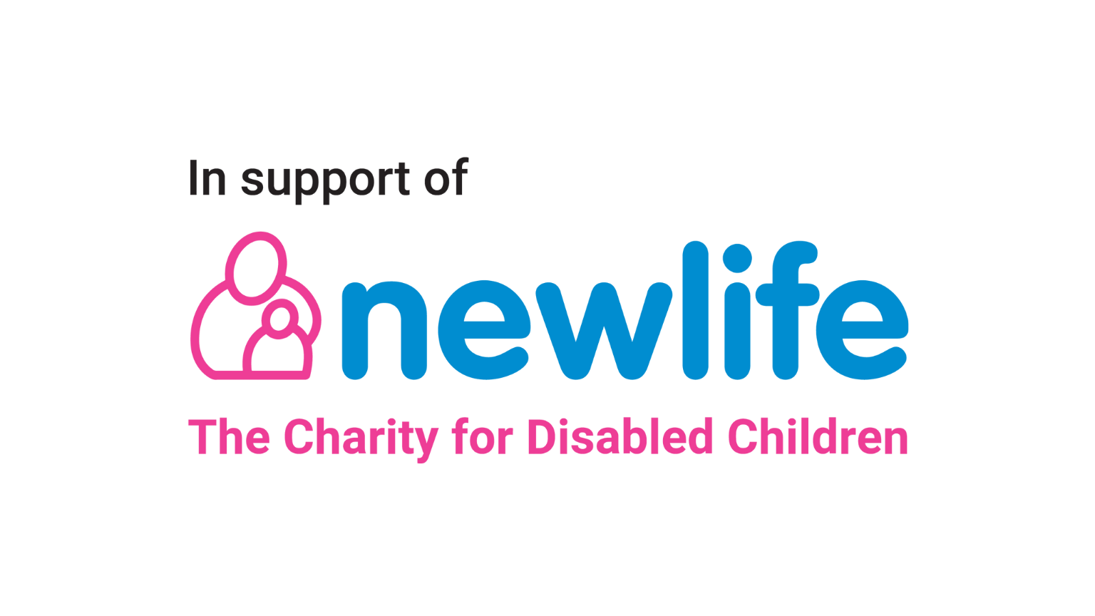 Newlife charity logo – supported by Komplex Care for disabled children