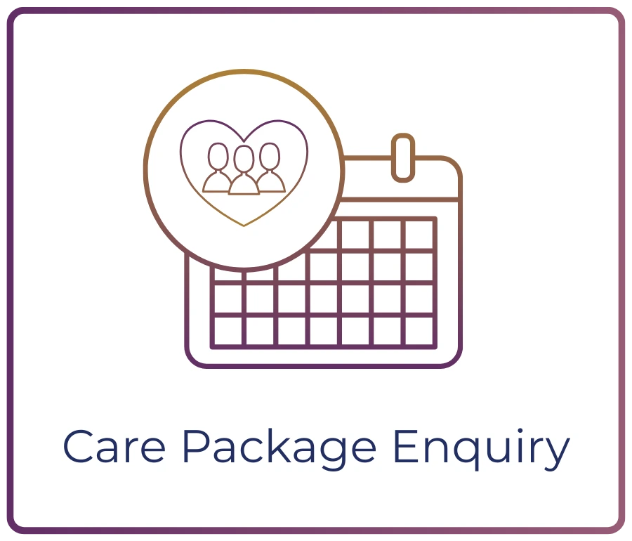 Komplex Care - an icon representing a care package enquiry,