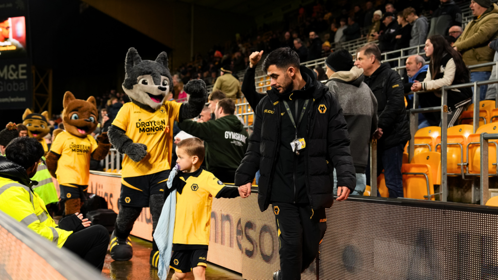 Felix walking with Wolves